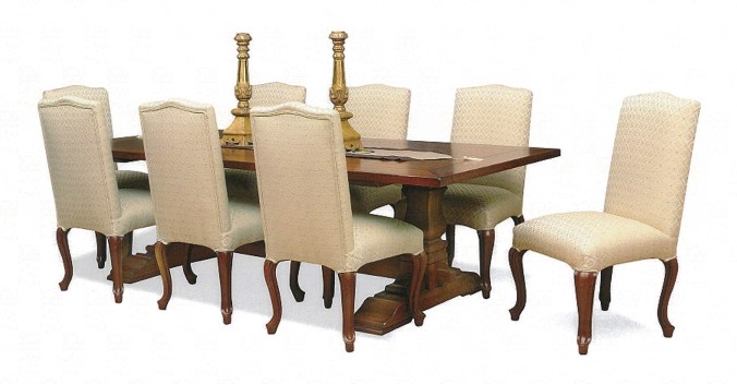 Refrectory dining table